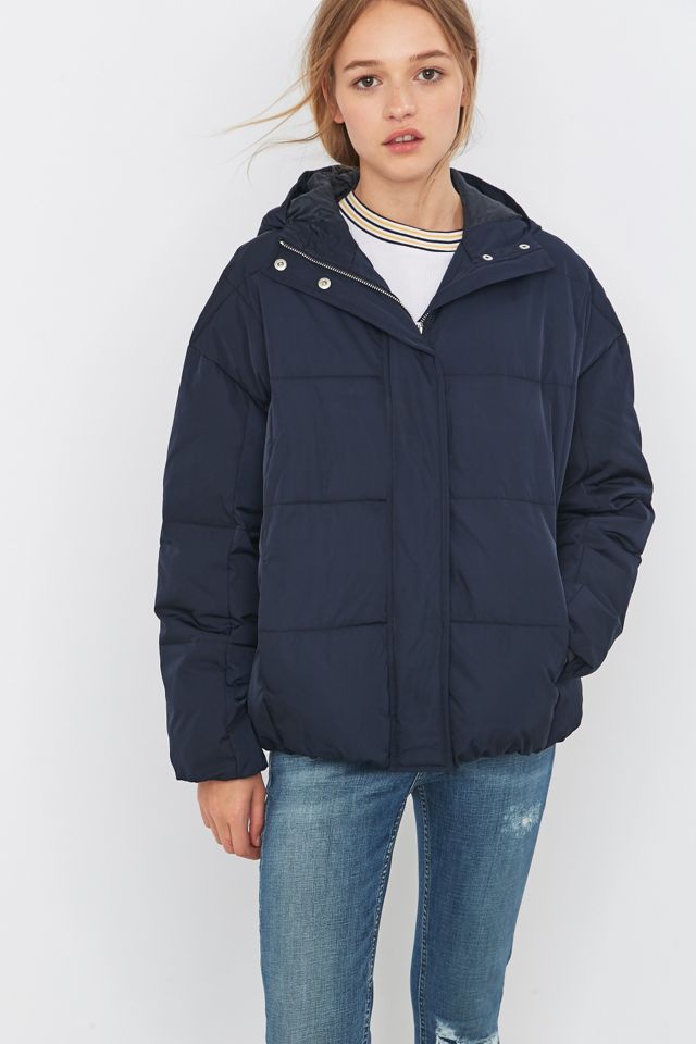 Light Before Dark Hooded Puffer Jacket #4