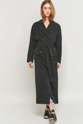 Light Before Dark Oversized Draped Trench Coat | Urban Outfitters UK