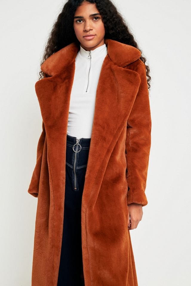 Light Before Dark Maxi Faux Fur Coat #5