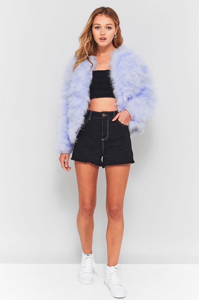 Light Before Dark Marabou Faux Fur Jacket