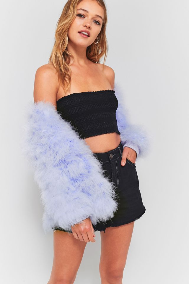 Light Before Dark Marabou Faux Fur Jacket #1