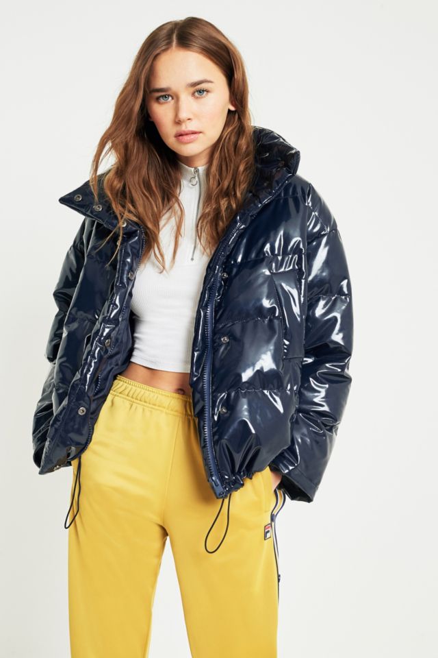 Light before sale dark puffer jacket