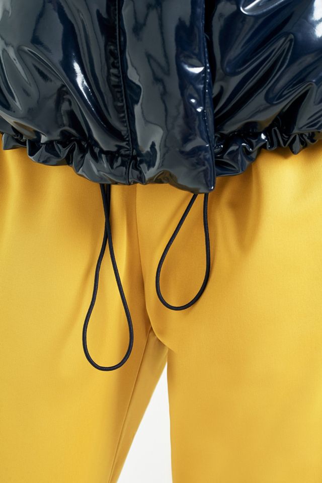 Light Before Dark Navy Vinyl Puffer Jacket #5