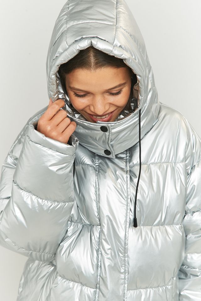 Doudoune Métallisée Doudoune Argentee Light Before Dark Doudoune