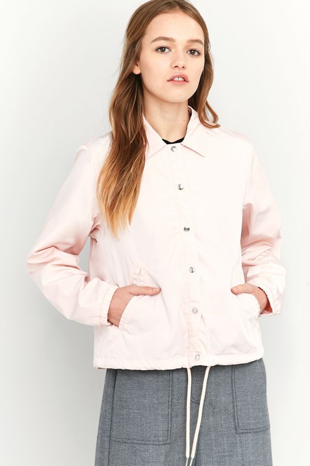BDG Cropped Pink Coach Jacket