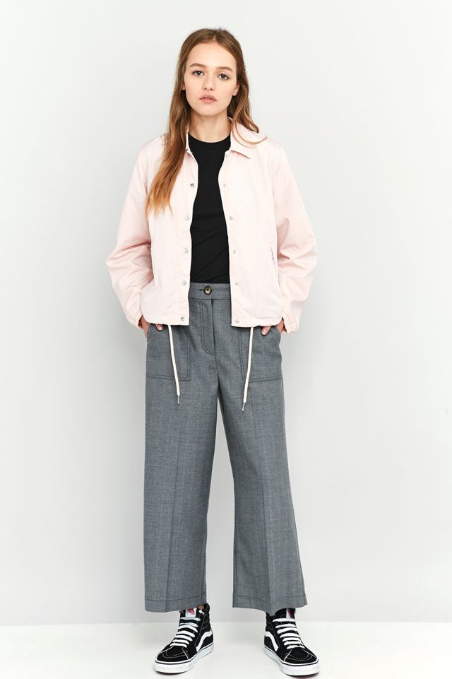BDG Cropped Pink Coach Jacket #1