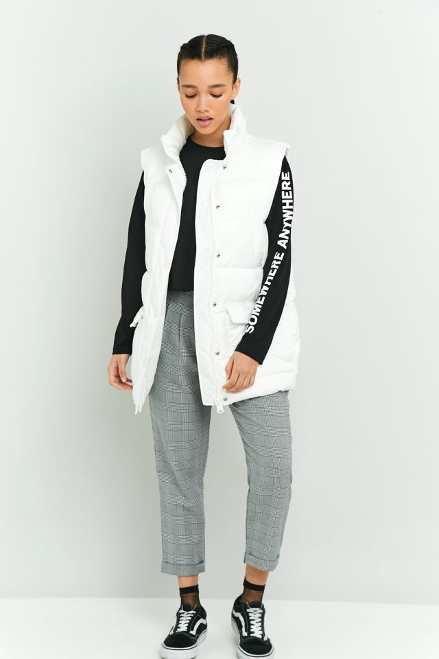 Light Before Dark White Sleeveless Puffer Jacket #2