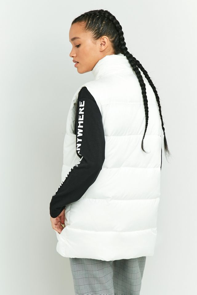 Light Before Dark White Sleeveless Puffer Jacket #3