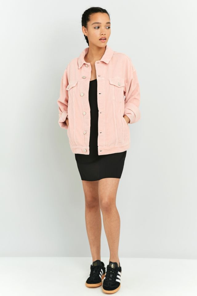 Pink corduroy jacket urban outfitters deals