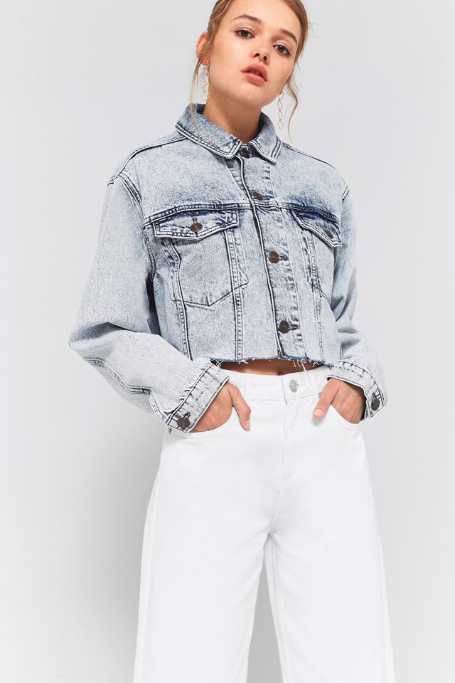 BDG Acid Wash Cropped Denim Jacket #1