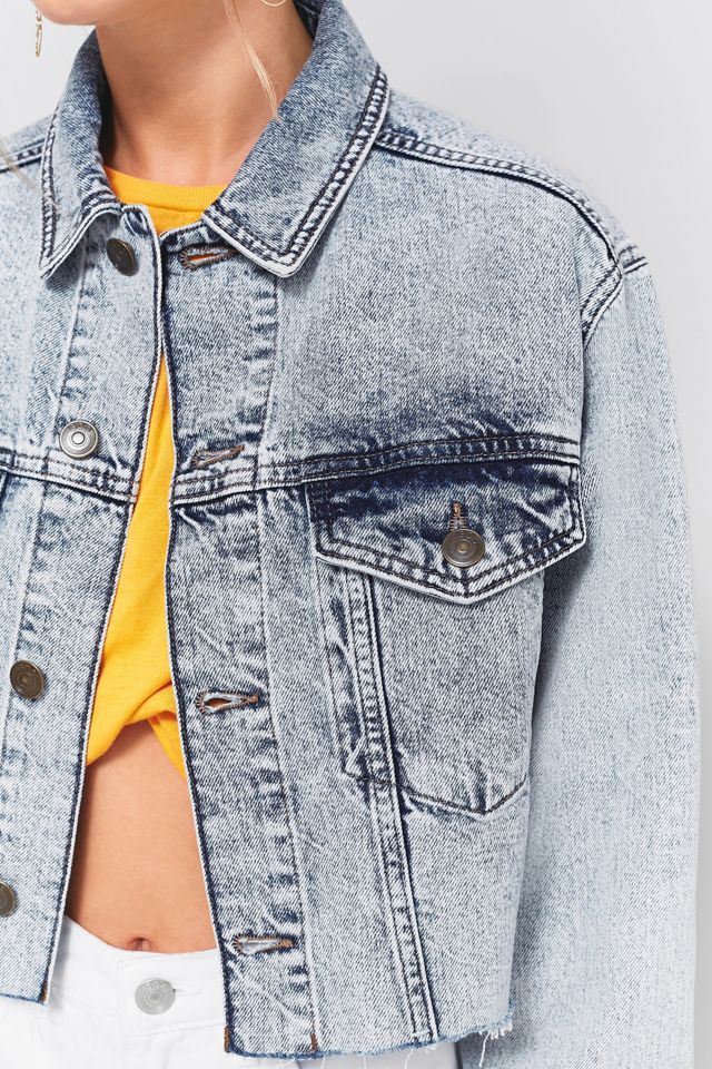 BDG Acid Wash Cropped Denim Jacket #2