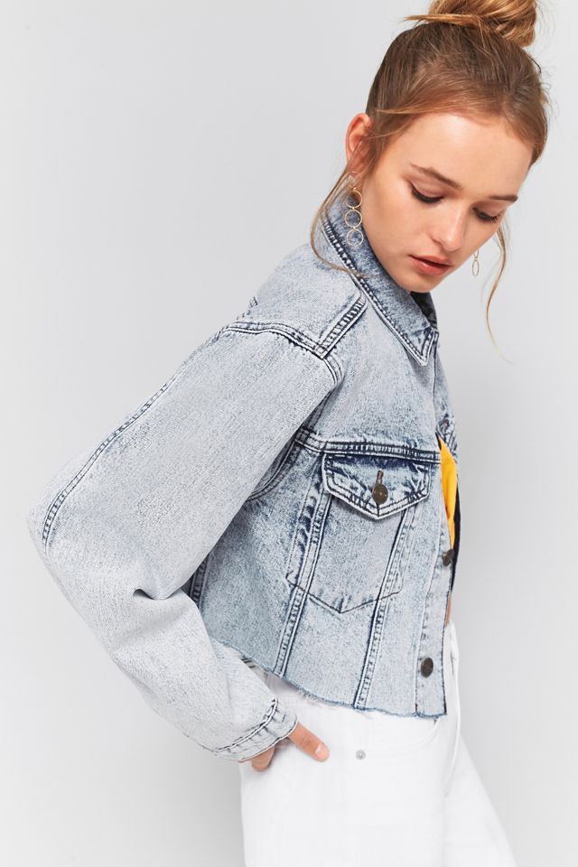 BDG Acid Wash Cropped Denim Jacket #3