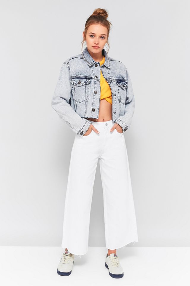 BDG Acid Wash Cropped Denim Jacket #4