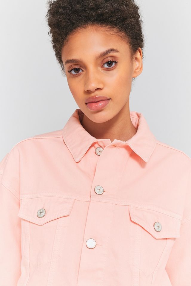 BDG Pink Oversized Denim Jacket #1