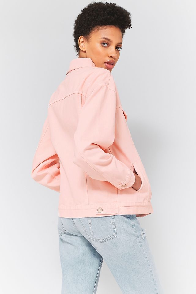 BDG Pink Oversized Denim Jacket #2