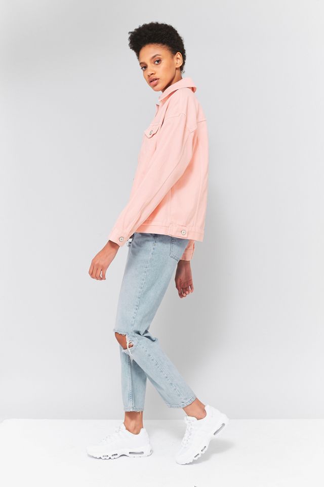 BDG Pink Oversized Denim Jacket #5