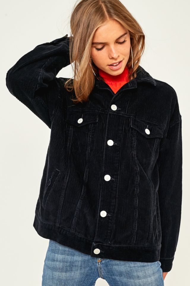 Black corduroy jacket womens hotsell