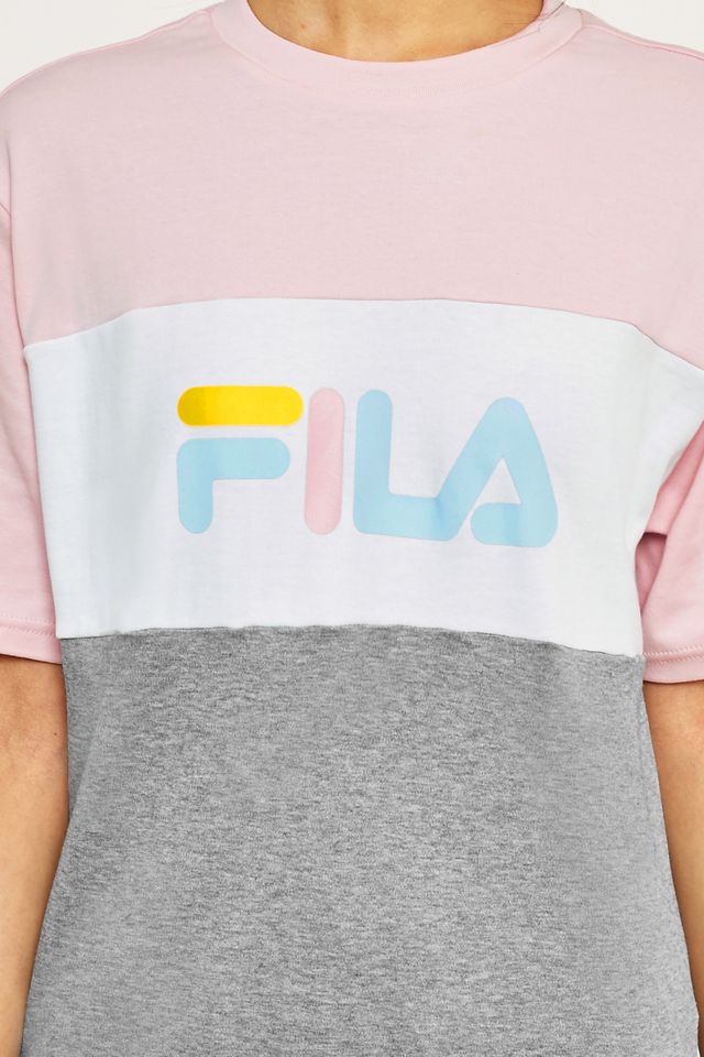 FILA Ruby Pastel T-Shirt Dress | Urban Outfitters UK
