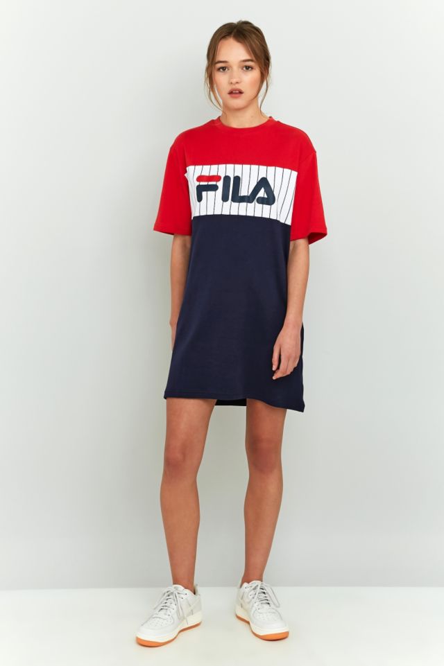 Fila t shirt dress cheap urban outfitters