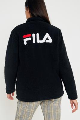 Teddy coat fila deals