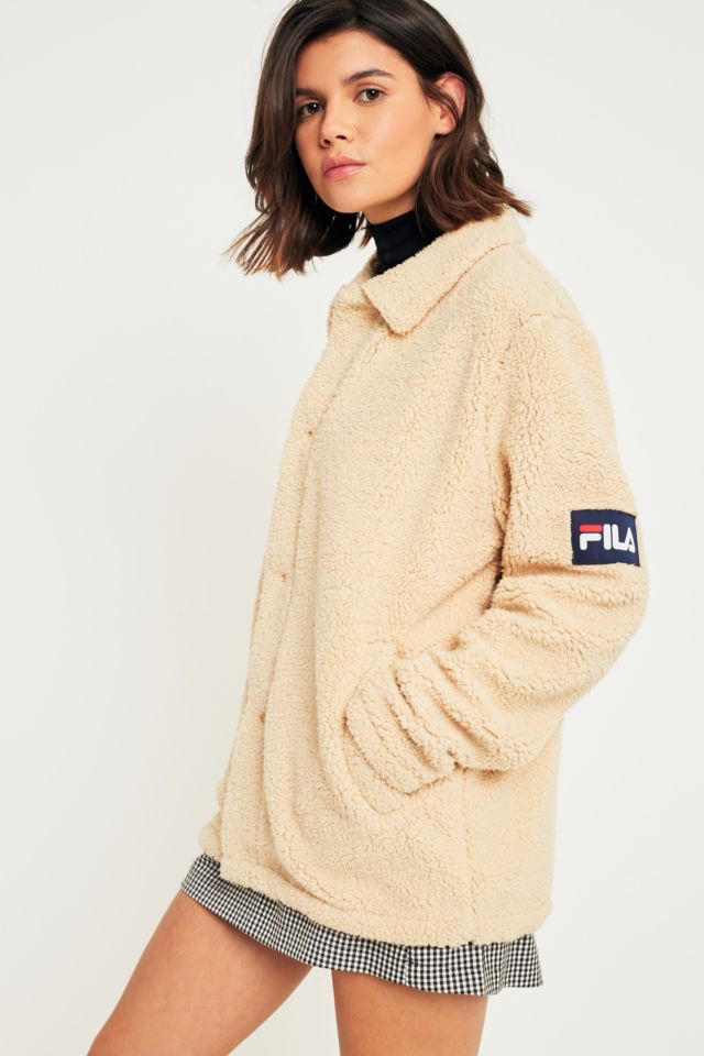 Fila shop teddy jacket