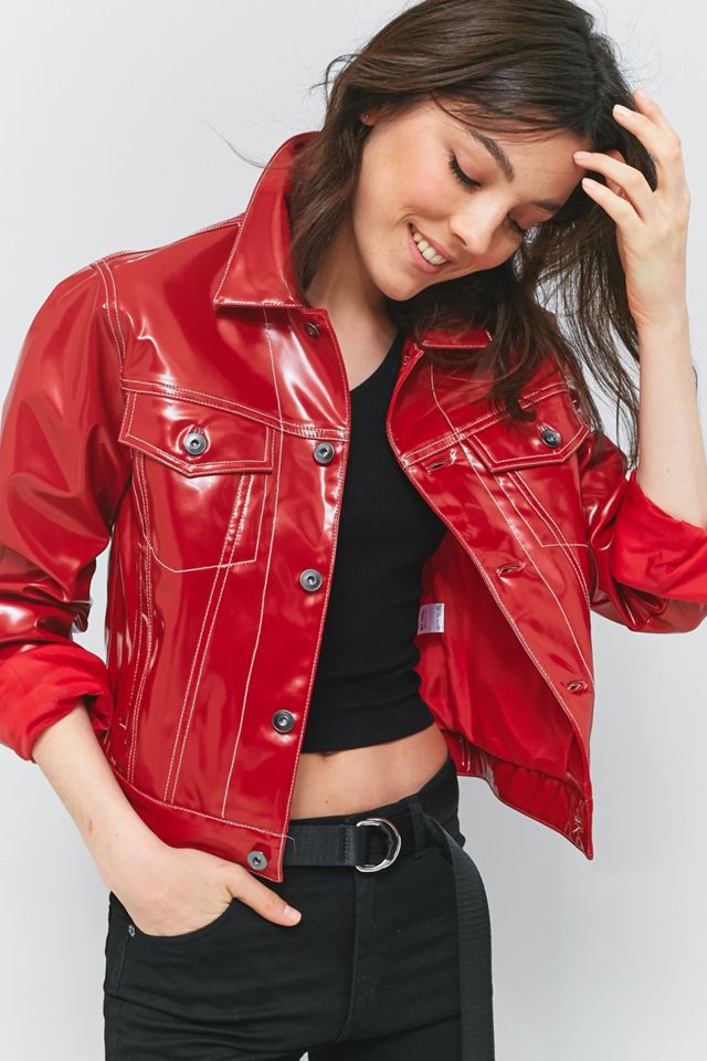 MadeMe Red Vinyl Jacket #1