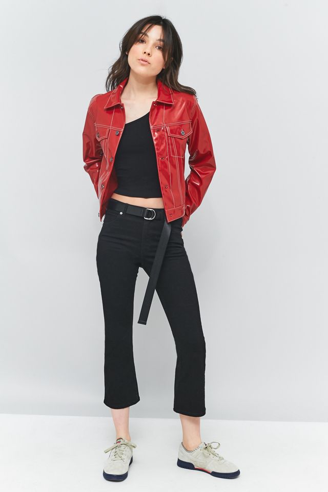 MadeMe Red Vinyl Jacket #4