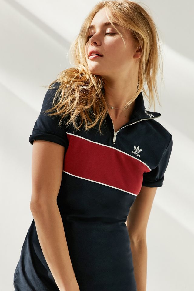adidas Originals Navy High Neck Dress #3