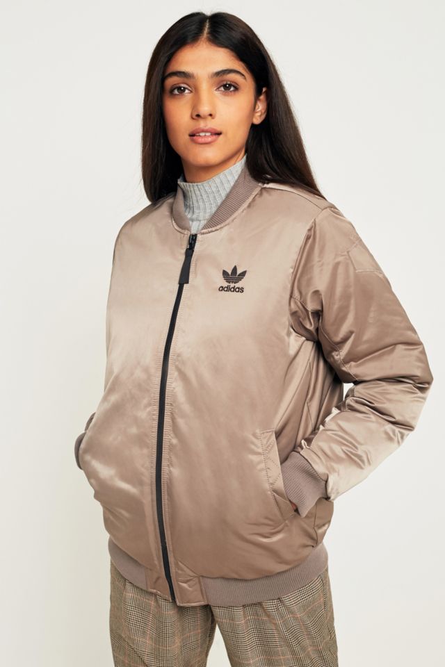 Adidas bomber jacket hot sale womens pink