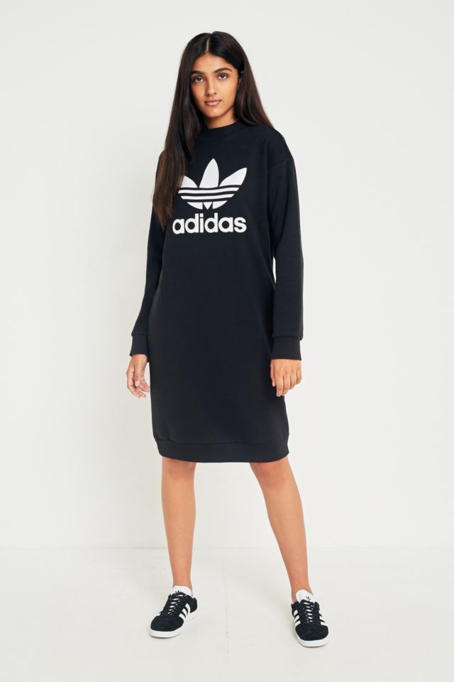 Rechtzetten Achterhouden overhemd adidas Originals Trefoil Sweatshirt Dress | Urban Outfitters UK