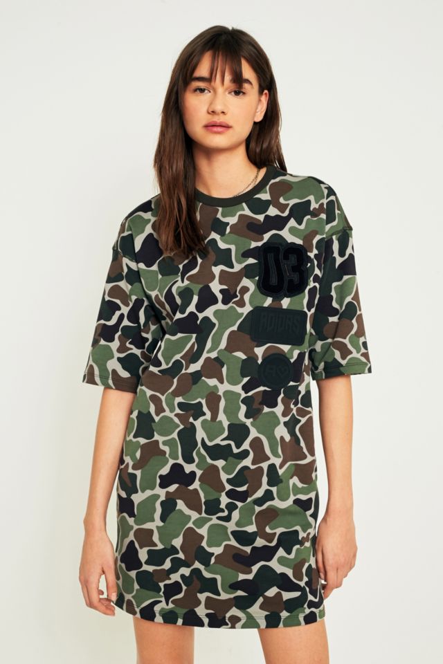 adidas Originals Camo T Shirt Dress