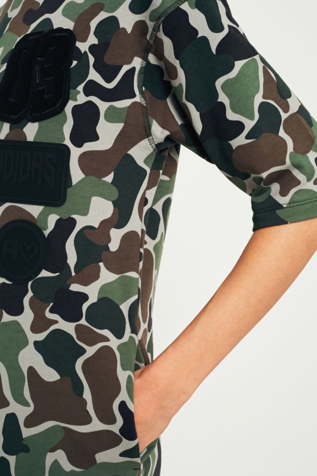 Adidas camo t shirt dress online