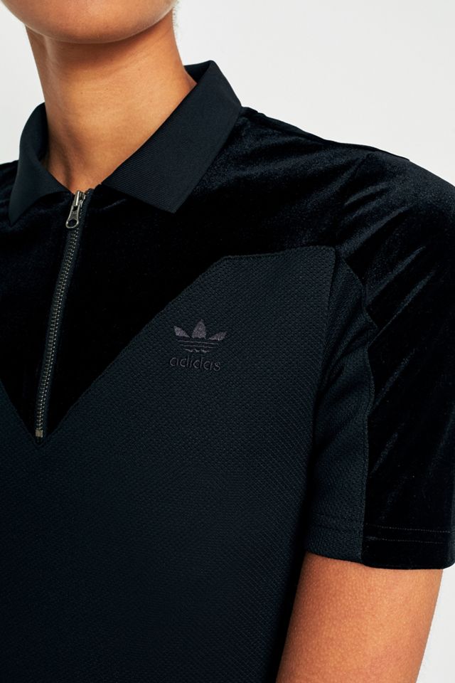adidas Originals Velvet Maxi T-Shirt Dress #2