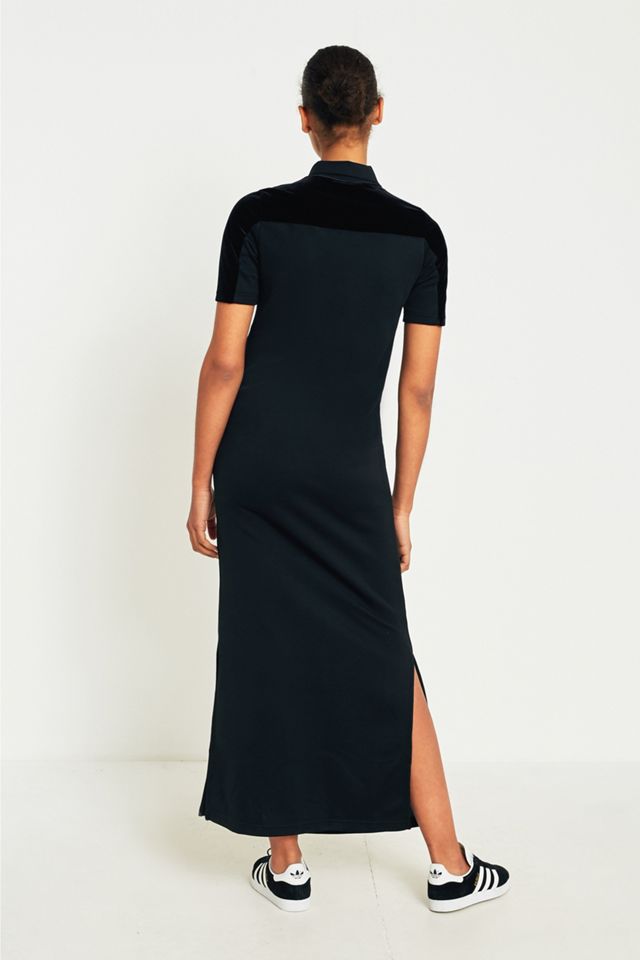 adidas Originals Velvet Maxi T-Shirt Dress #4