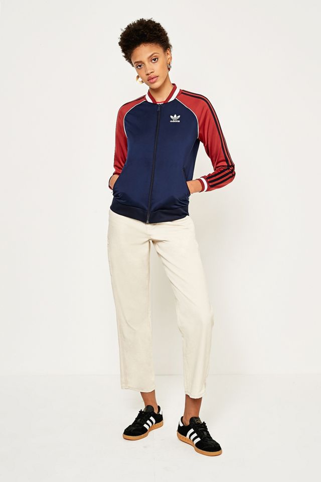 adidas Originals Blue And Red Trefoil Track Jacket #1