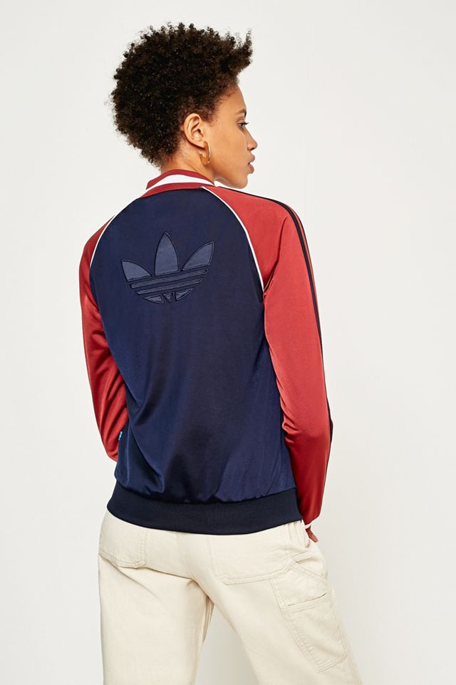 adidas Originals Blue And Red Trefoil Track Jacket #3