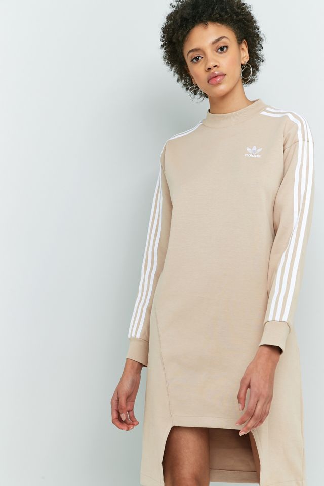 adidas Originals Notched Hem Sweatshirt Dress #5