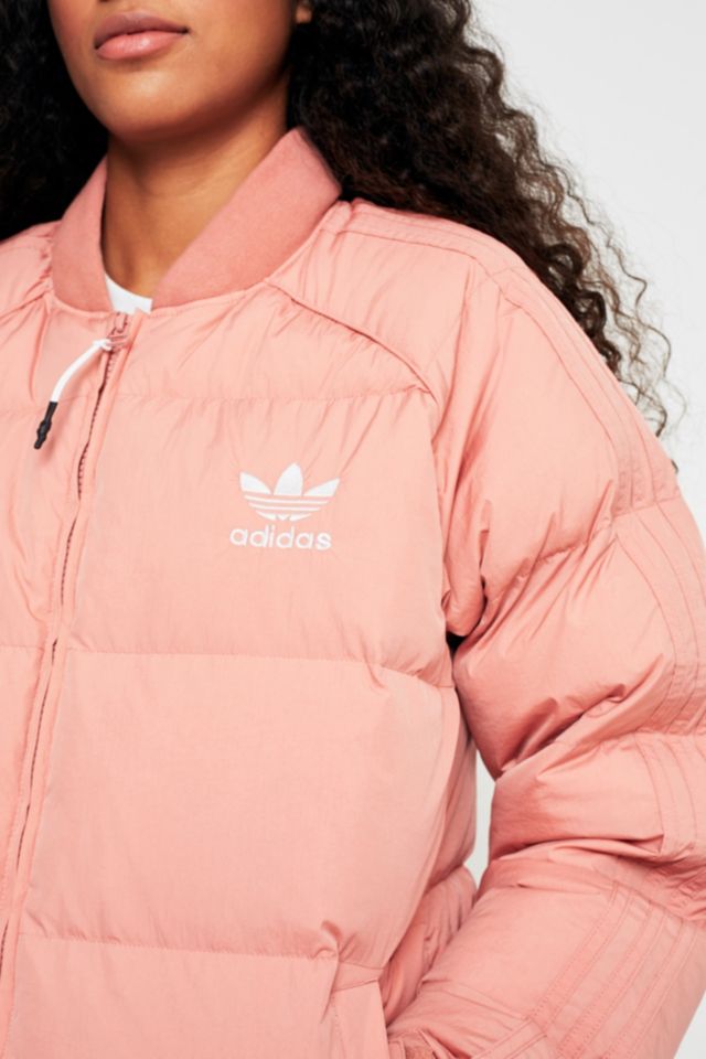 Adidas originals sst 2024 pink down jacket