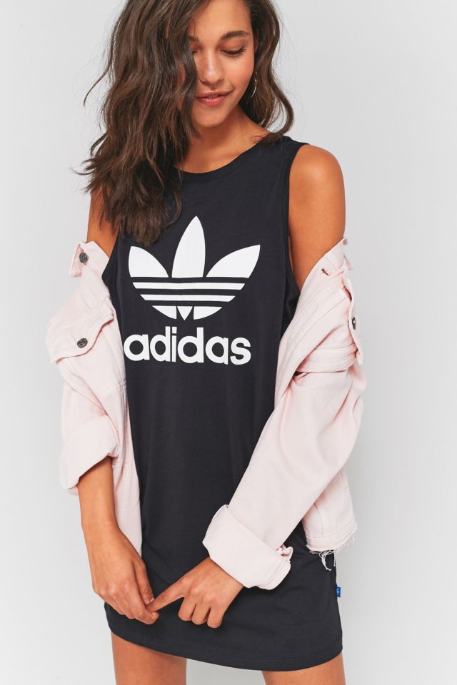 adidas Originals Trefoil Tank Dress | Urban Outfitters UK