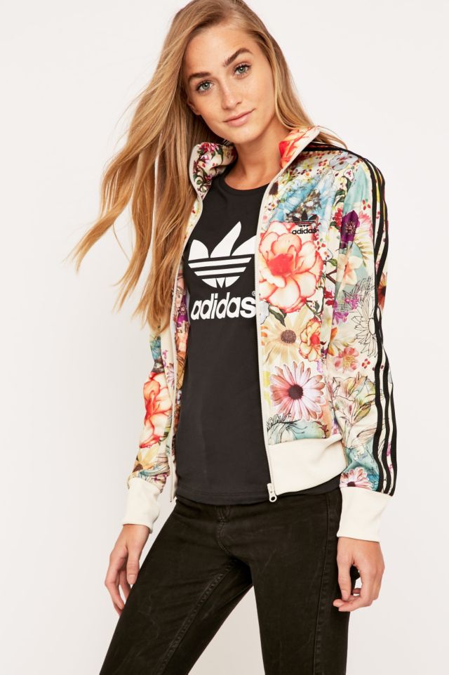 Veste on sale fleur adidas