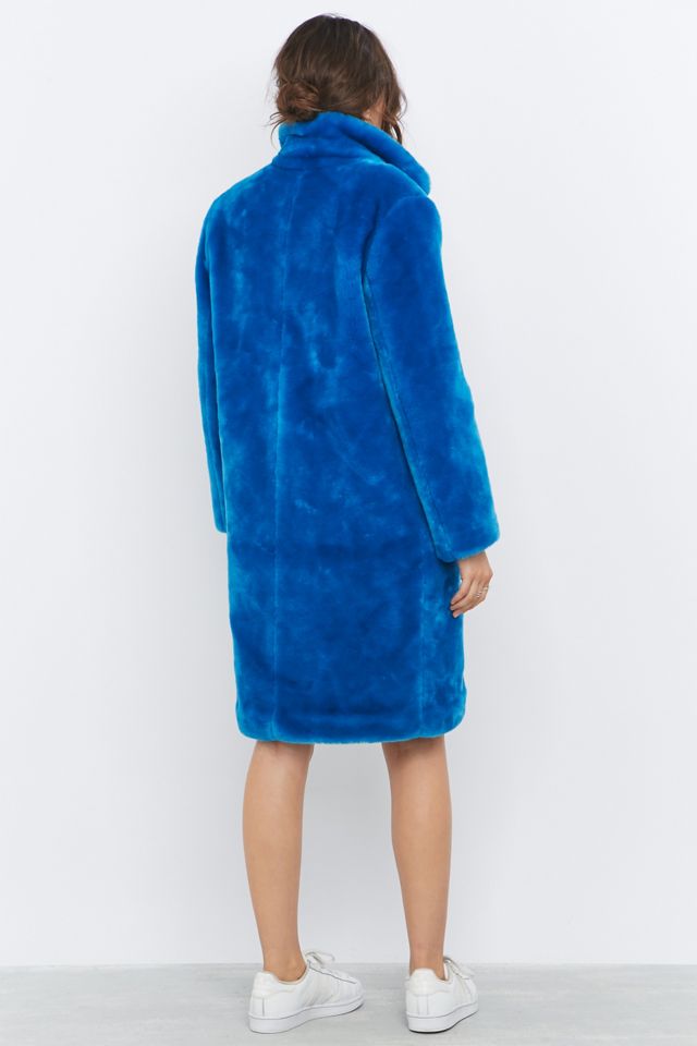 Fleamadonna Blue Faux-Fur Jacket #3