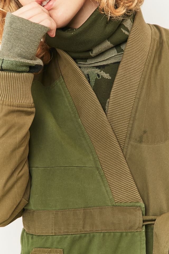 Chaqueta de campo Maharishi Upcycled Green Kimono #2