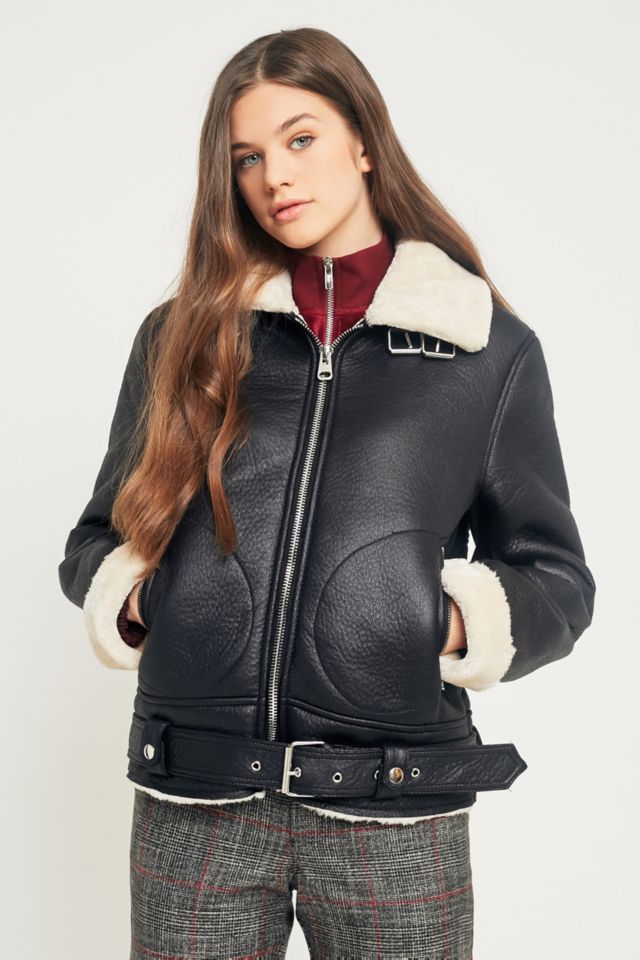 Urban outfitters 2024 aviator jacket