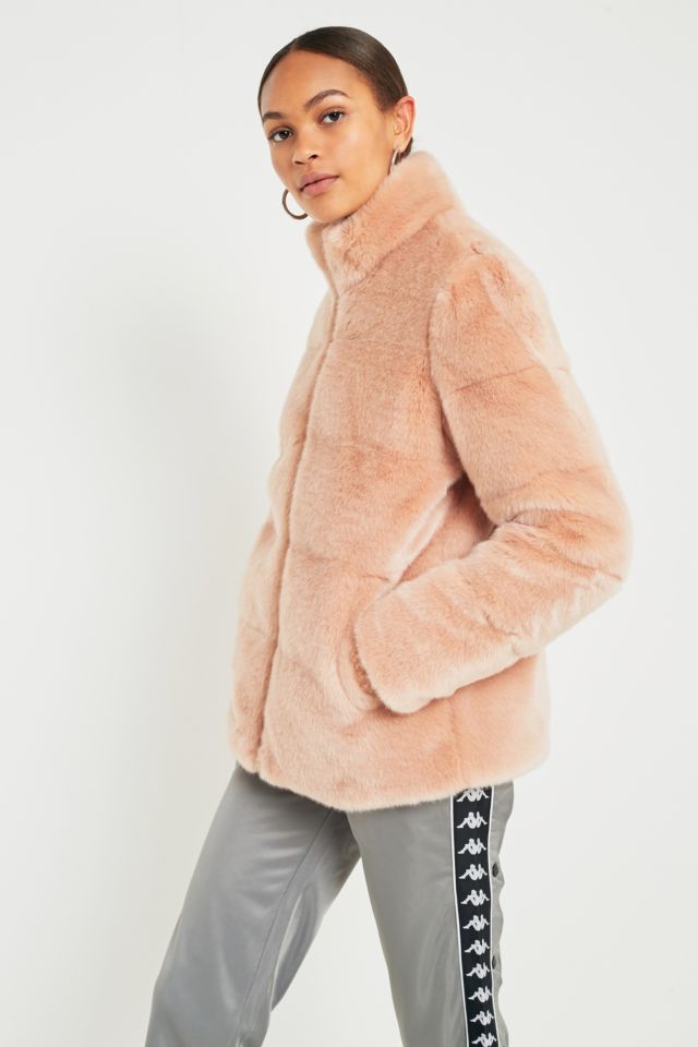 Urban outfitters hot sale pink coat