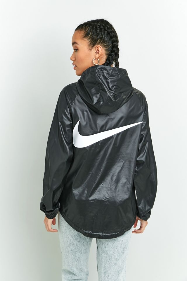 Nike Swoosh Black Half-Zip Windbreaker #3