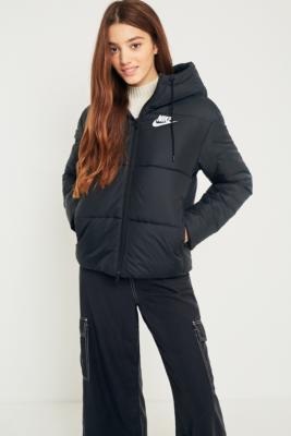 Womens black shop nike puffer jacket