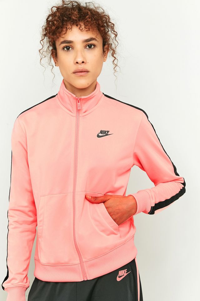 Nike Pink and Black Tracksuit Top #2