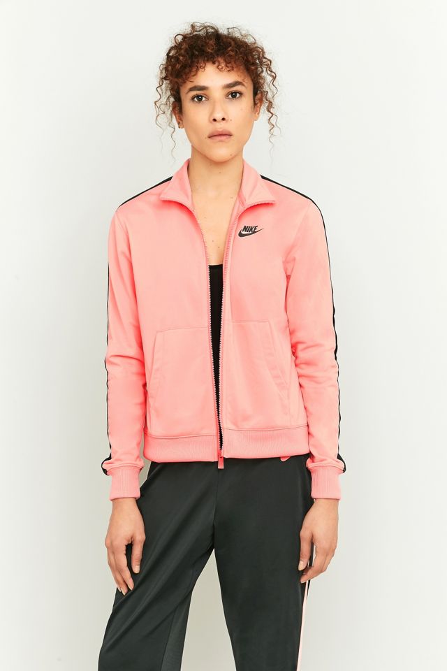 Nike Pink and Black Tracksuit Top #5