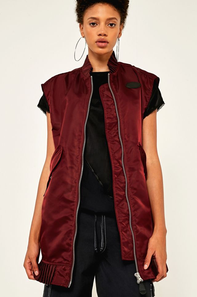 MM6 Vino Ruched Chaqueta Bomber manga corta #1