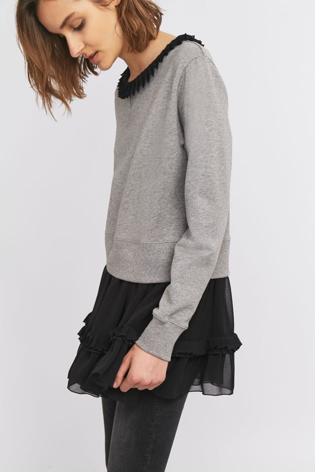 MM6 Sudadera Negra Capa Superior  #1